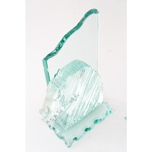 Glass Horse Head Bookends, Vienna, Austria, 1970s, Set of 2 For Sale - Image 9 of 18