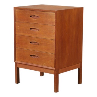 Nils Jonsson Model "Domi 4" Four Drawer Chest in Teak #3 For Sale