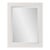 Stucco Vanity Mirror - White For Sale