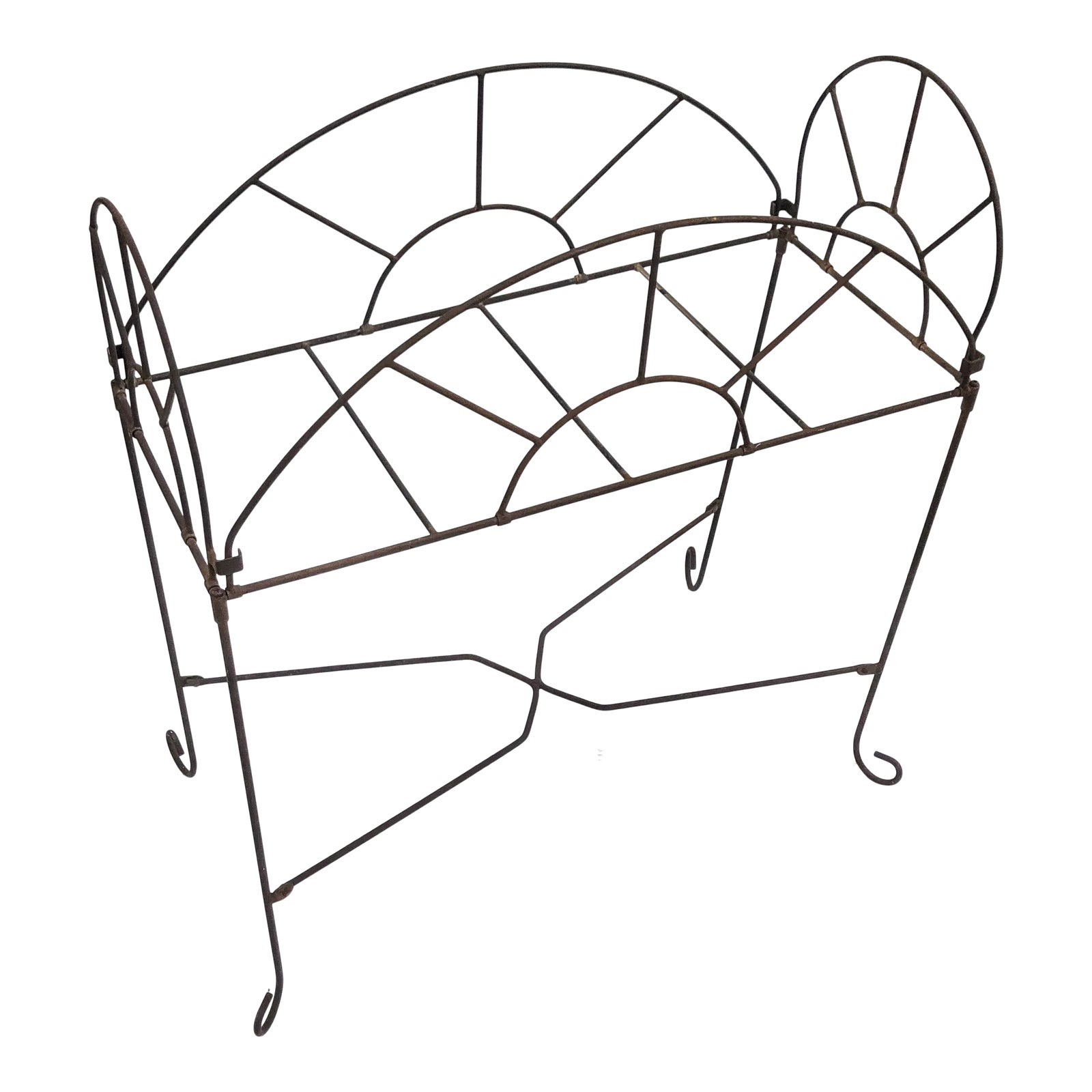 Vintage Iron Metal Adjustable Plant Stand Side Table Chairish