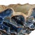 Blue Studio Art Pottery Sculptural Ruffled Bowl, Brutalist Handcrafted Ceramic 13.5" For Sale - Image 8 of 12