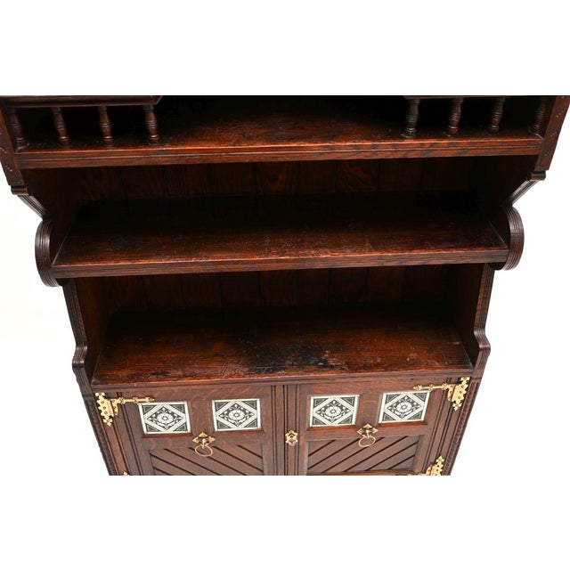 Antique Aesthetic Movement Cabinet attributed to John Moyr Smith, 1880 For Sale - Image 6 of 11