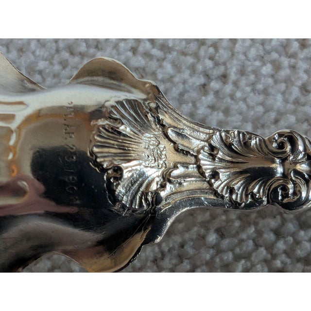 Early 20th Century Whiting "King Edward" Sterling Silver Jam/Sugar Spoon, 1901 For Sale - Image 13 of 16