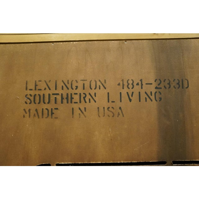 Lexington Furniture Southern Living Collection Solid Birch Early American 73" Media Cabinet 484-233 For Sale - Image 17 of 17