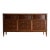 Vintage Walnut Triple Dresser by Ward Furniture, C. 1970s For Sale