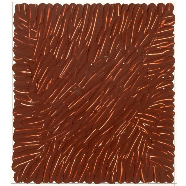 Joseph Lawrence Gardella (American, XX-XXI), Untitled (Square Composition), Oil and Plaster on Wood Panel, unsigned,...