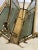 Mid-Century Modern French Brass and Glass Magazine Rack, 1960 For Sale - Image 3 of 8