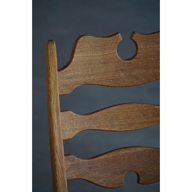 Mid-Century Danish Chairs in Oak & Lambswool by Henning Kjærnulf for E.G. Møbler, 1960s, Set of 8 For Sale - Image 18 of 18