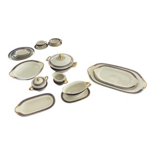 Mid 20th Century Bavarian Porcelain/China Dinnerware Set For Sale