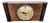 Art Deco Walnut Veneer Mantel Table Clock, 1940s For Sale