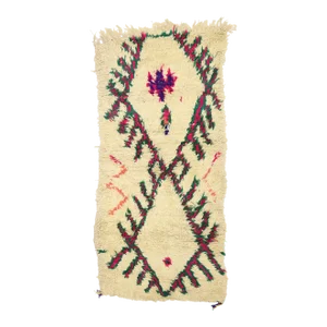 Vintage Berber Moroccan Azilal Rug - 02'11 X 06'10
