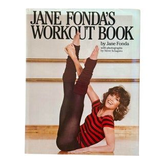 Signed Jane Fonda’s Workout Book (1981) | Vintage Fitness Hardcover With Dust Jacket For Sale