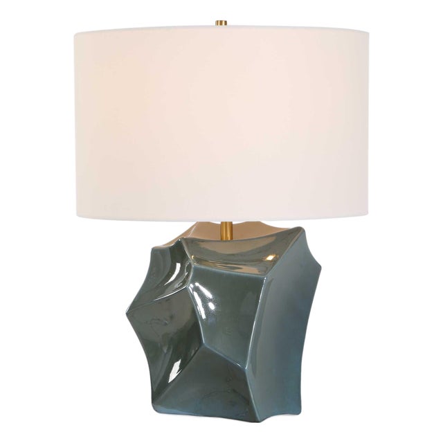 Prisma Smoky Bronze Table Lamp For Sale