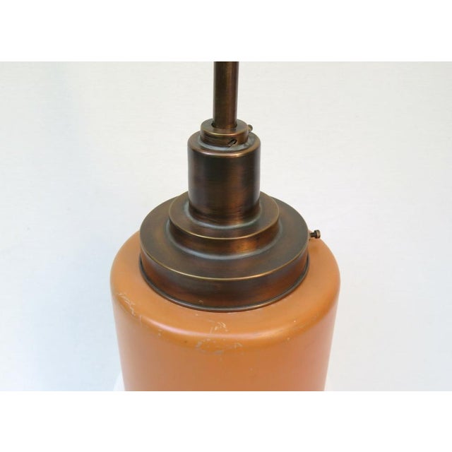 Glass and Copper Pendant Light from Philips, 1930s For Sale - Image 17 of 18