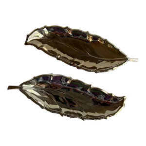 Italian Silverplate Leaf Nut Dish or Catchall