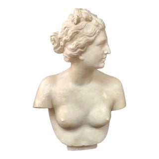 19th Century Italian Neoclassical Marble Bust For Sale