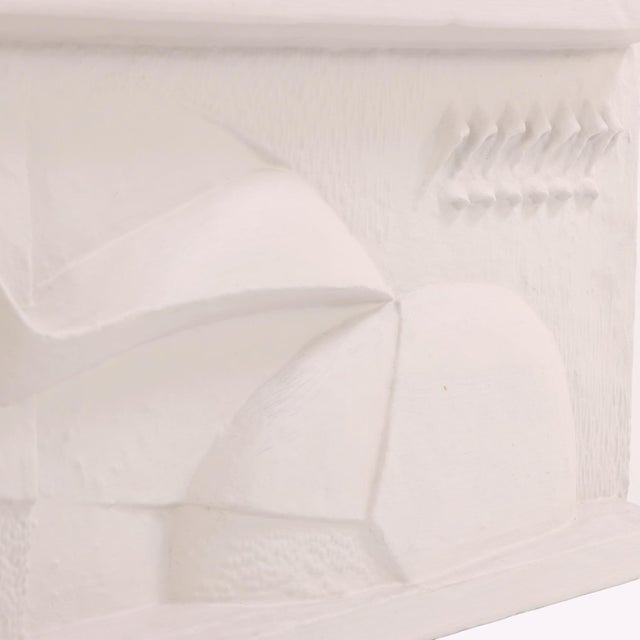 Mid-Century Modern Abstract Bas-Relief Wall Sculpture, C. 1960s. For Sale - Image 4 of 6
