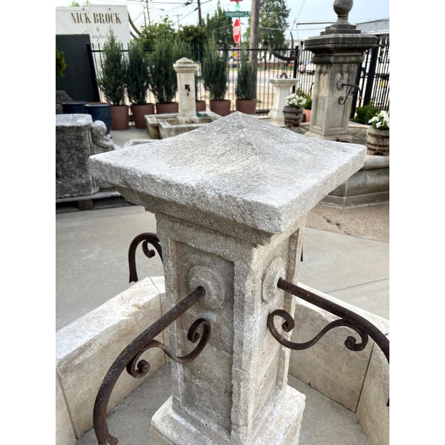 St. Michel Carved Limestone Center Fountain From Provence, France For Sale - Image 10 of 14