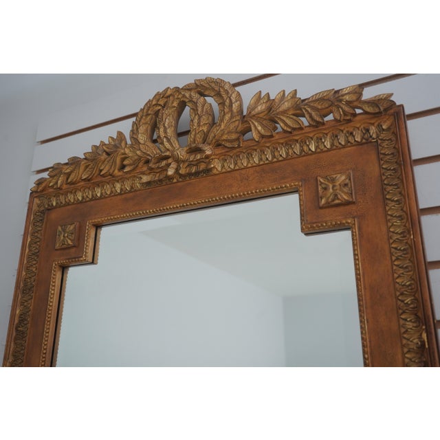 Glass Labarge French Louis XV Style Decorator Beveled Mirror For Sale - Image 7 of 10