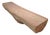 Andrianna Shamaris Single Teak Wood Log Bench or Coffee Table For Sale