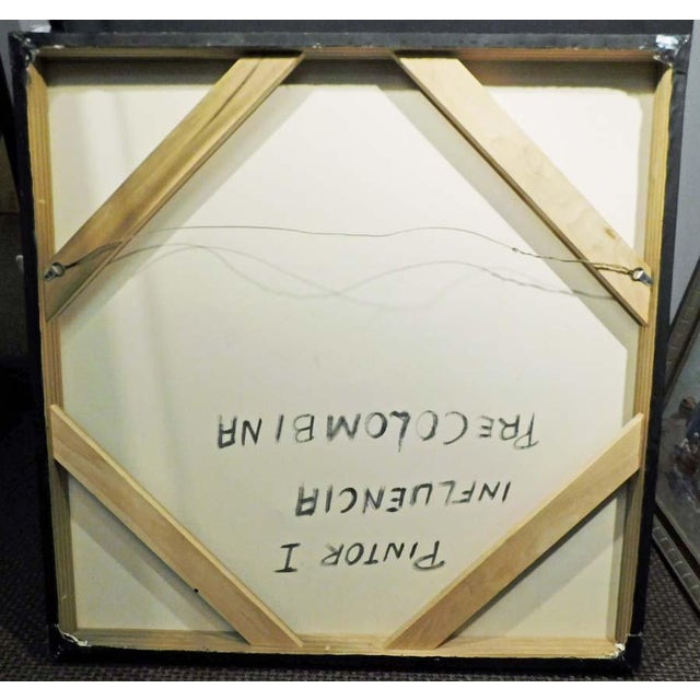 "Untitled" Original Acrylic Painting on stretched Canvas by Orlando Agudelo-Botero Hand signed by the artist Art Size: 48"...