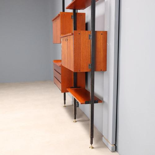Floor-to-Ceiling Bookcase, 1960s For Sale - Image 14 of 15