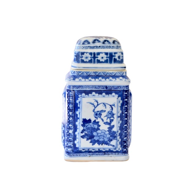 Chinese Chinese Yongzheng-Style Tea Canister For Sale - Image 3 of 7