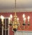 Late 20th Century Large Eight Light Brass Chandelier in the Dutch Queen Anne Style For Sale - Image 4 of 8