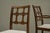 1940s French Chairs in Oak and Velvet, 1940s, Set of 4 For Sale - Image 5 of 14