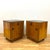 A pair of stylish retro nightstands / small cabinets produced in the mid-century. Made with veneered solid wood, these...