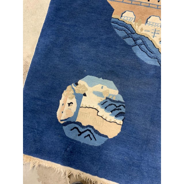 1900s, Handmade Antique Peking Chinese Rug 4.1' X 6.2' For Sale In New York - Image 6 of 8