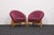 Mid-Century Modern Scandinavian Lounge Chairs in Beech and Hand-Stitched Jacquard Upholstery, 1968, Set of 2 For Sale - Image 10 of 18
