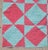 Blue and Pink Bow Tie Quilt For Sale In Los Angeles - Image 6 of 7