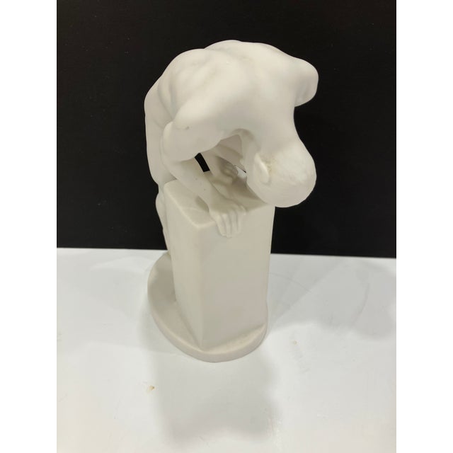 This finely crafted sculpture is made of porcelain Unicorn Studios is known for superior quality porcelain