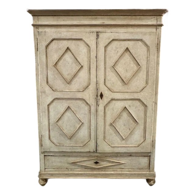 19th Century Swedish Gustavian Armoire For Sale