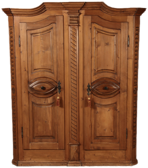 Antique Baroque Louis Sieze Cabinet, 1800s