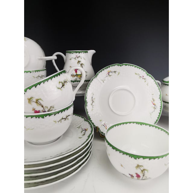 Si Kiang Tea or Coffee Service from Raynaud Limoges, 1970s, Set of 18 For Sale - Image 3 of 14