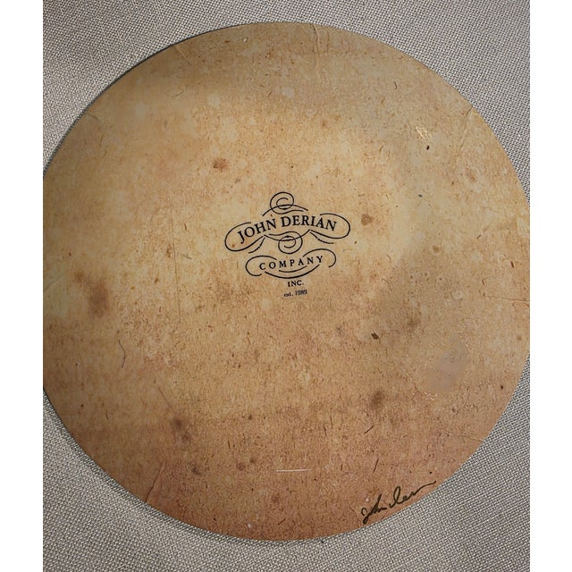 Traditional John Derian Decoupage Plate For Sale - Image 3 of 3