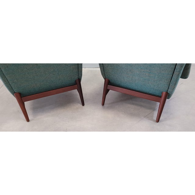 Mid Century h.w Klein Lounge Chairs for Bramin-Pair For Sale - Image 11 of 18