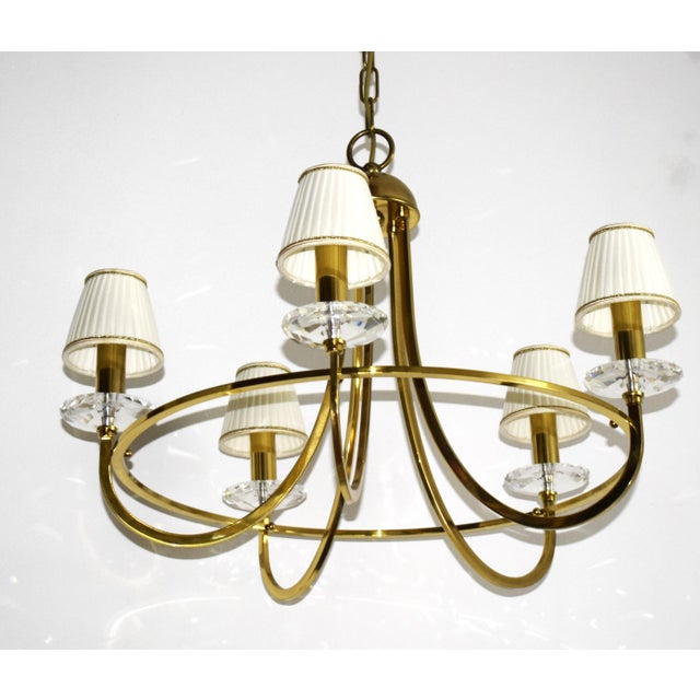 Art Nouveau Chandelier, 1970s For Sale - Image 3 of 9