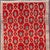 Vintage Turkish Tulu rug with a modern design in red background in excellent condition with soft and fine wool. All-over...