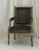 Gold 19th Century Vintage Fauteuil Chair in Green Mohair Velvet For Sale - Image 8 of 9