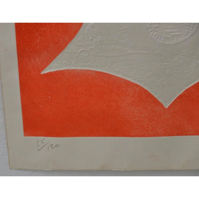 Dang Lebadang Embossed Color Etching C.1970 For Sale In San Francisco - Image 6 of 8