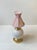 Pink Vintage Romantic Table Lamp with Pink Textile Shade from Abo Randers, 1970s For Sale - Image 8 of 8