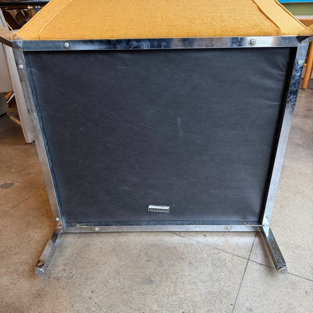 Mustard Original 1960's Steelcase Upholstered Armchair For Sale - Image 8 of 9