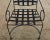 Set of Four Mario Papperzini Style Iron Bronze Garden Dining Chairs For Sale - Image 9 of 12