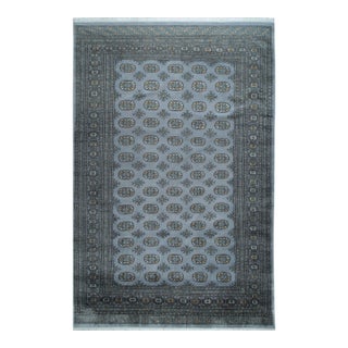 6x9 Rustic Nina Gray Geometric Modern Nan Carpet Rug For Sale