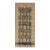 Boho Chic Ziegler Gray/Blue Wool Runner Rug- 4'4'' X 10'3'' For Sale