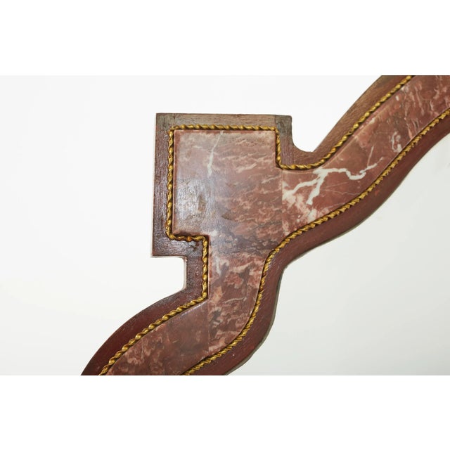 Early 20th Century Vintage Louis XVI Style Marble/Bronze Mounted Mahogany Cabinet For Sale - Image 5 of 13