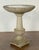 Stone English Garden Stone Bird Bath With Baluster Column Base For Sale - Image 7 of 9